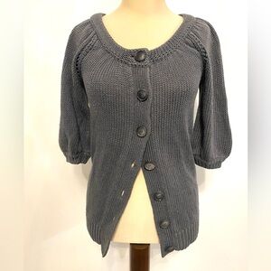 Theory Short Sleeves Cardigan/ Top with bell sleeves, very cute
